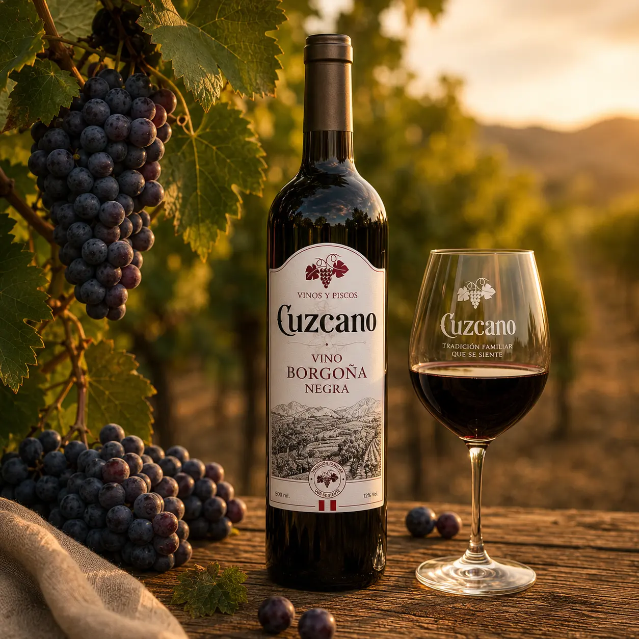 Vino Borgoña Negra